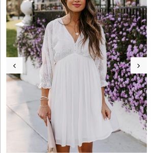 White Babydoll dress from Vici Dolls